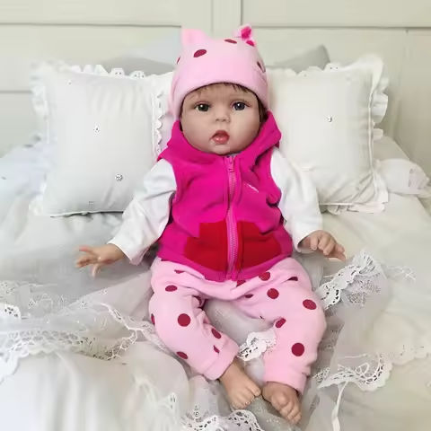 Lifelike Reborn Baby Dolls- 21.5Inch Cute Soft Vinyl Realistic Baby Doll, Poseable Real Life Baby Dolls https://tinyurl.com/292nj963