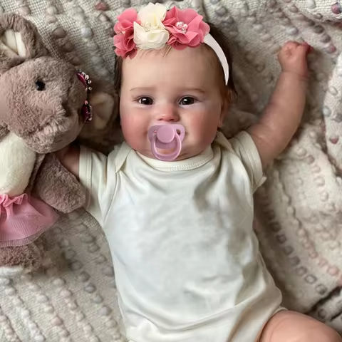 MRB 50CM Full Vinyl Body Girl Waterproof Reborn Doll Maddie Hand-Detailed Painted Visible Veins Lifelike Doll Christmas Toy Gift https://tinyurl.com/25z9rm3j