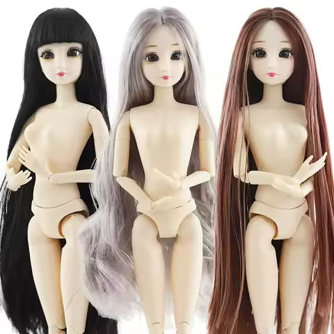 30cm Doll Toys for Girls 1/6 BJD Dolls Body Make-up 3D Eyes Beautiful Princess Baby Girl Dolls Plastic DIY Toy for Girls https://tinyurl.com/2cww755a