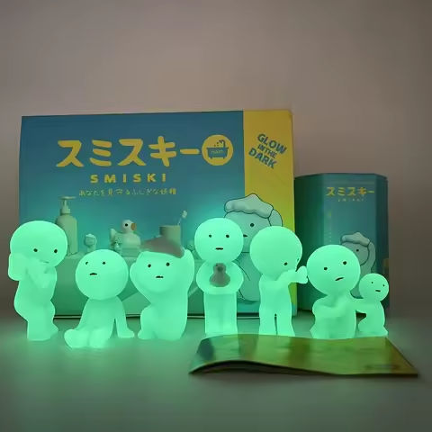 Smiski Bath Series Mystery Cute Noctilucent Blue Doll Action Figures Cartoon Desktop Blind Box Model Gift Doll Toys https://tinyurl.com/25gn9cx6