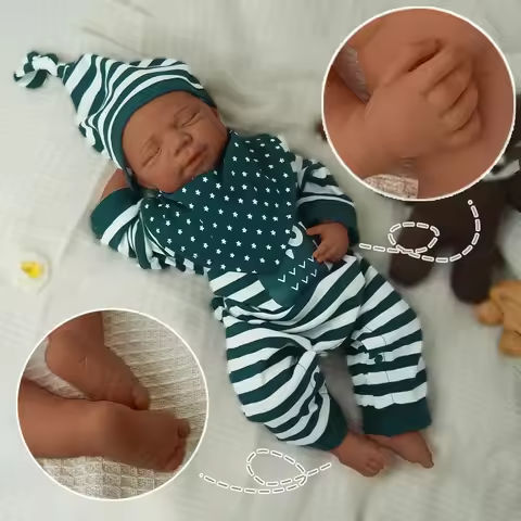 18.3-inch/3.3kg lifelike silicone reborn doll handmade Bebe newborn doll for girls and children’s birthday gifts https://tinyurl.com/26jv3zxq