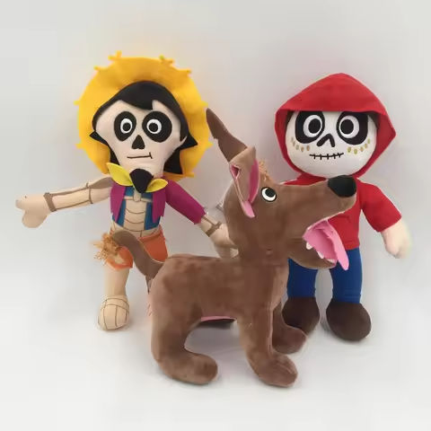 Movie COCO Pixar Plush Toys 30cm Miguel Hector Dante Dog Death Pepita Stuffed Plush Toys Soft Toy Doll for Children Kids Gifts https://tinyurl.com/2bsfcl4c
