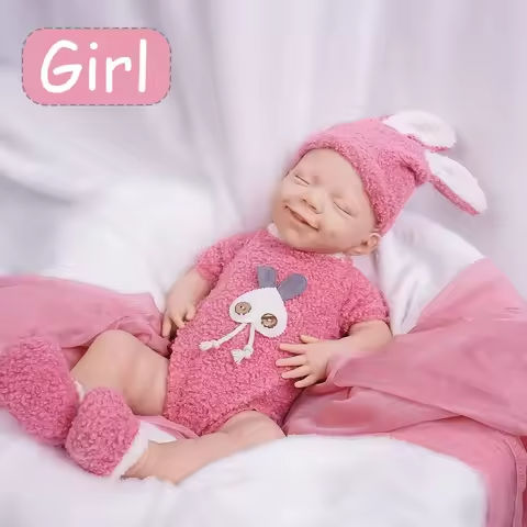 Sleep Angel 17.7 inches/2.7kg all silicone cute baby girl reincarnation doll natural sweet smile+closed eye design https://tinyurl.com/228kfkjj