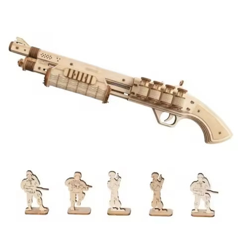 Robotime Rokr Corsac M60 Toy Gun 3D Wooden Puzzle Mechanical Building Model Kit for Children 14 Years Christmas gift https://tinyurl.com/2cpn9tlg