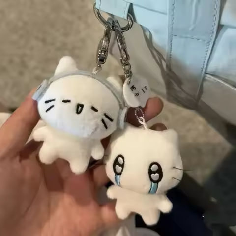 Miniso Keychain Pendant Kawaii Chiikawa Hachiware Children Pupil Cartoon Anime Plush School Bag Action Figure Key Ring Jewelry https://tinyurl.com/23tv2omo
