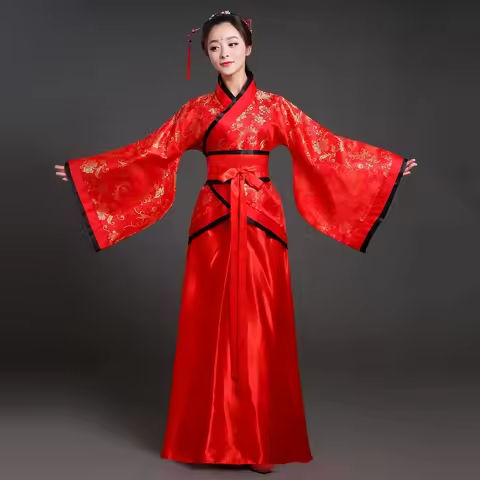 Traditional Hanfu Overcoat Adult Chiffon Cardigan Cloak Chinese Ancinet Fairy Costume  Large Sleeve Blouse Folk Dance Clothing https://tinyurl.com/28gqy82a