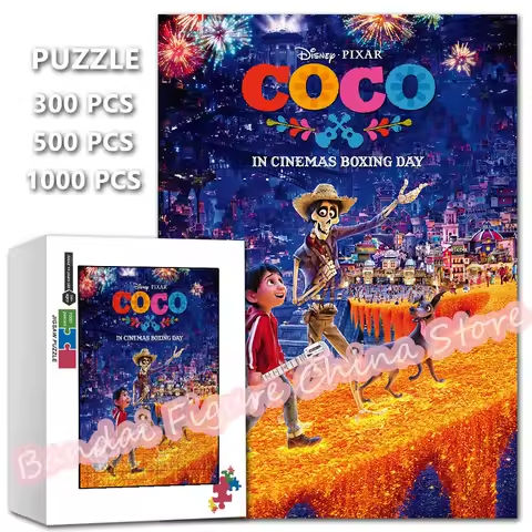 Coco Disney Pixar Movies Jigsaw Puzzles 108/200/300/500/1000 Pieces Diy Cartoon Decompress Educational Puzzles for Kids Gifts https://tinyurl.com/26g6qjcz