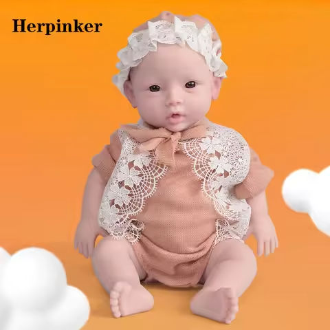 Herpinker 47cm 3KG Full Silicone Reborn Baby 18.5inch Baby Girl Boy Doll Toys Soft Silicone Realistic Toys Bebe Children Gift https://tinyurl.com/22sacnq2