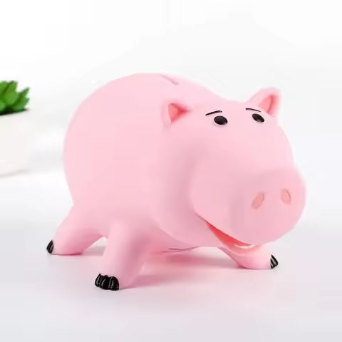 Toy Story 4 Money Boxes Hamm the Piggy Bank Q Version 21cm PVC Action Figures mini Dolls Boys Toys model for Children gift https://tinyurl.com/2c9yxlaz