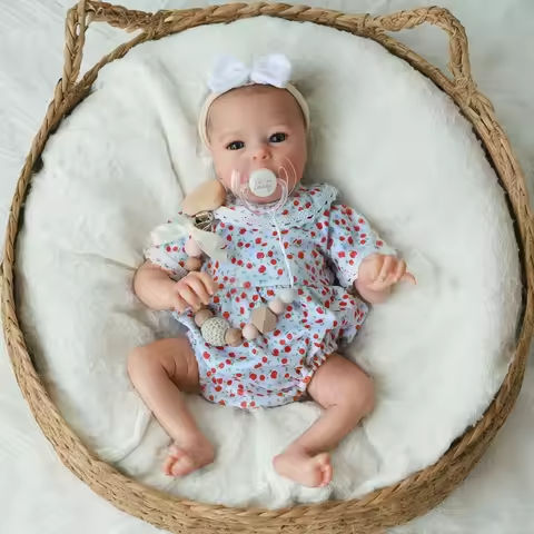 Lifelike Reborn Baby Doll – 16 Inch Realistic Preemie Newborn Girl with Open Eyes – Perfect Gift for Kids Age 3+ https://tinyurl.com/24dxe8am