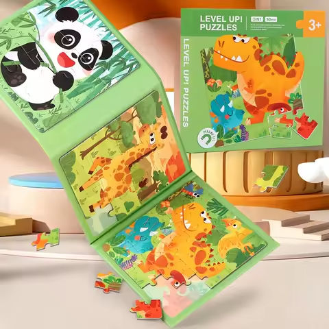 Magnetic Puzzles Games for Kids Busy Quiet Cartoon Animals Jigsaw Book Montessori Baby Educational Toys Children’s Early Gifts https://tinyurl.com/23batf6t