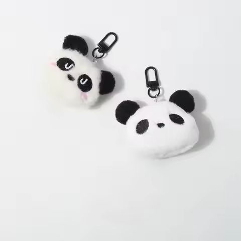 Cute Panda Key Chains Cartoon Animal Backpack Pendant Plush Bag Pendant Kawaii Sweet Keychain Gifts for Children https://tinyurl.com/244ms5au