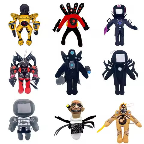 Skibidi Toilet Bosses  Titan  TV Man Cameraman Plush Toys  for Fans and Friends Beautifully Stuffed Animals Doll Christmas Gift https://tinyurl.com/2yrw5knr