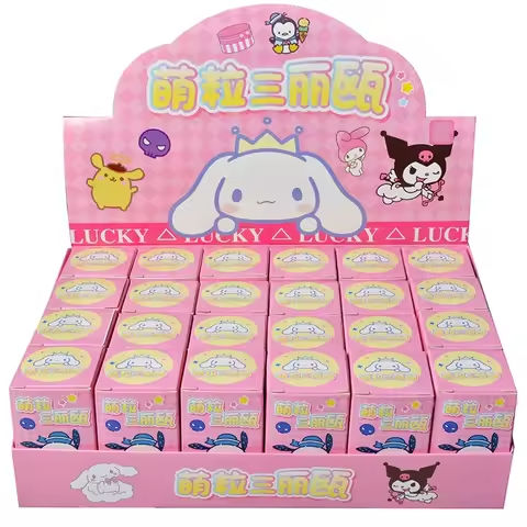 24Pcs Blind Box Sanrio Kuromi Melody Cute Anime Characters Mysterious Surprise Children’s Gift Decoration Keychain Ornament https://tinyurl.com/23qa6ydc