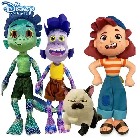 Disney Pixar Movie Luca Alberto Sea Monster Plush Toy 18-45cm Cartoon Cat Purple Girl Stuffed Toys Christmas Gifts for Children https://tinyurl.com/25qn67y3