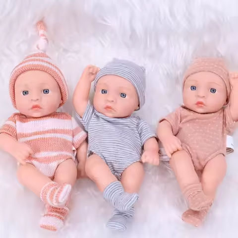 New Silicone Reborn Dolls 20cm Reborn Baby Doll Mini Soft and Full Body Silicone Reborn Toddler Doll Baby Doll For Girls https://tinyurl.com/25xdj3s3