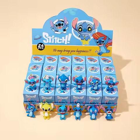 Stitch Blind Box Figure Cartoon Anime Handmade blind box Room Decoration Model Doll Action Figure Kid Toys Girl Birthday Gift https://tinyurl.com/29rhtoja