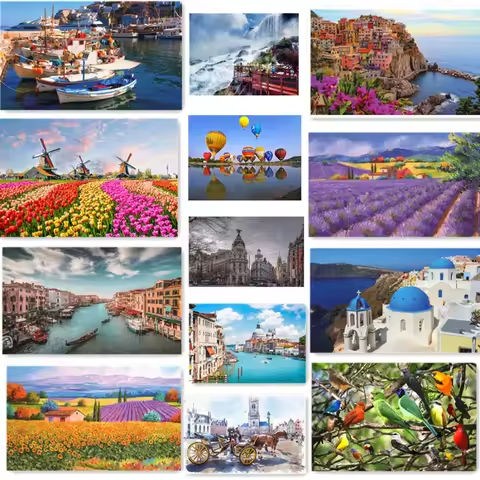 46*28cm Jigsaw Puzzles 500 Pieces Paper Picture Landscape Oil Painting Art Puzzles Decompression Toys for Adults Family Games https://tinyurl.com/26cvjdsq