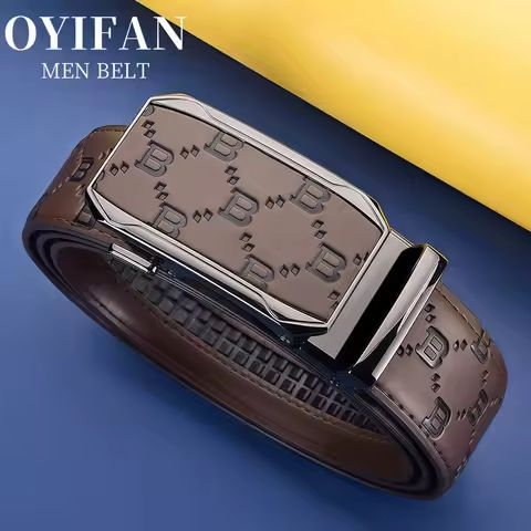 Luxury Men’s Belt Genuine Leather Belt Men Adjustable Automatic Belt, Men’s Business Belt Fashion Designer Belt for Men https://tinyurl.com/23gxdhz4