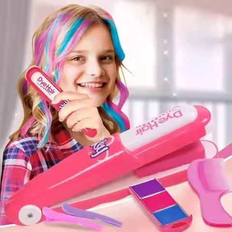 DIY Color Hair Stick Set Girl Toy Washable Hair Chalk Set Toy Temporary Bright Hair Dyeing Chalk Comb Set Children’s Toy https://tinyurl.com/2495gagb