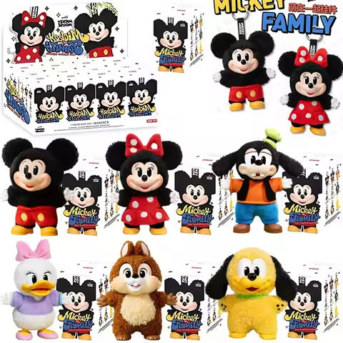 Pop Mart Mickey Family Cute Together Keychain Series Blind Box Vinyl Doll Anime Figure Decoration Collection Kid Gift https://tinyurl.com/2y4o7l4a